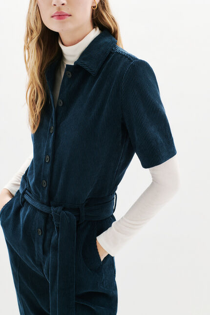 Capucine jumpsuit navy blue woman