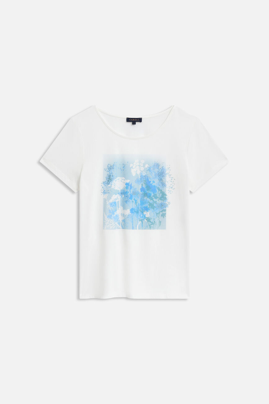 T-shirt All to School Taxime Gypso blue-grey woman