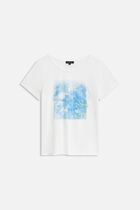 T-shirt All to School Taxime Gypso blue-grey woman