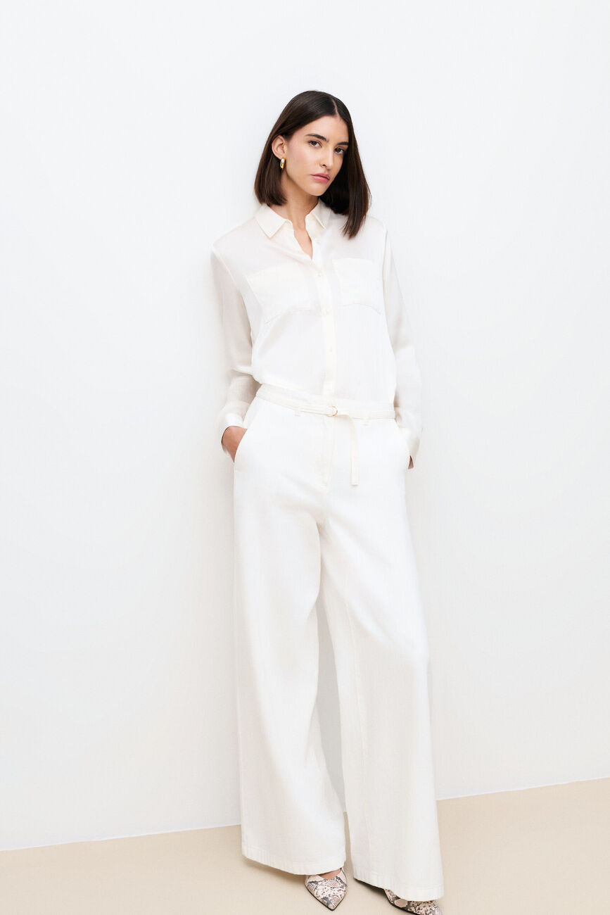 Pantal&oacute;n Paloma crudo mujer
