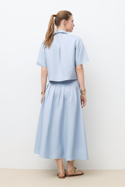 Chemise Corine2 bleu clair femme