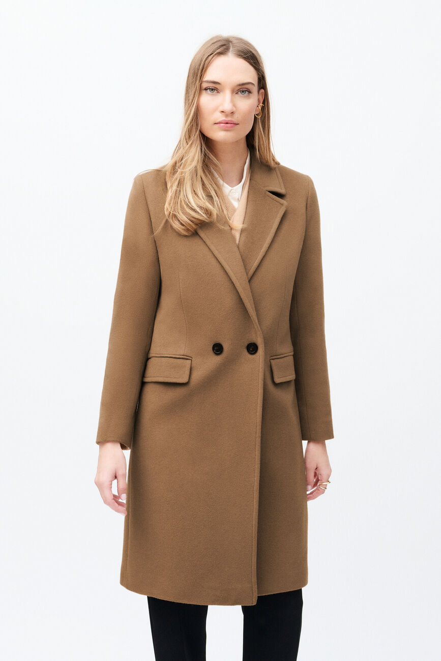 Cappotto gregory cammello donna