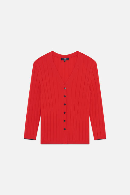 Gilet Charly rouge femme