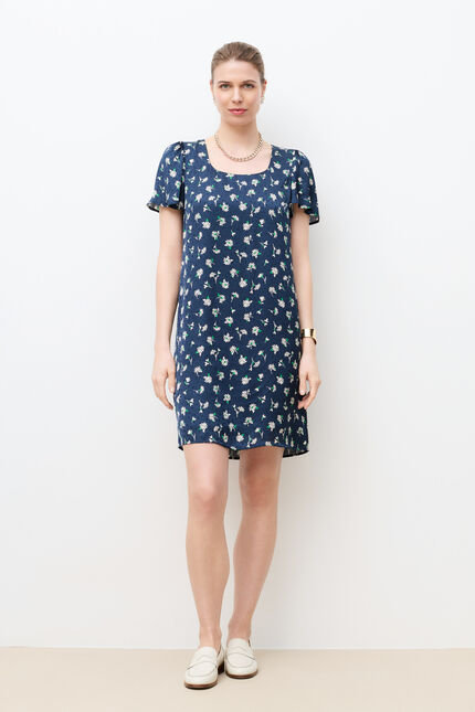 Robe Rufina bleu marine femme