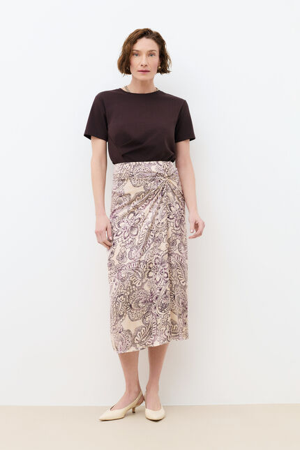 Jupe Jazzy ecru femme