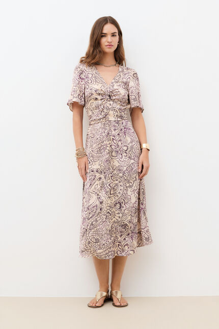Robe Rleila ecru femme