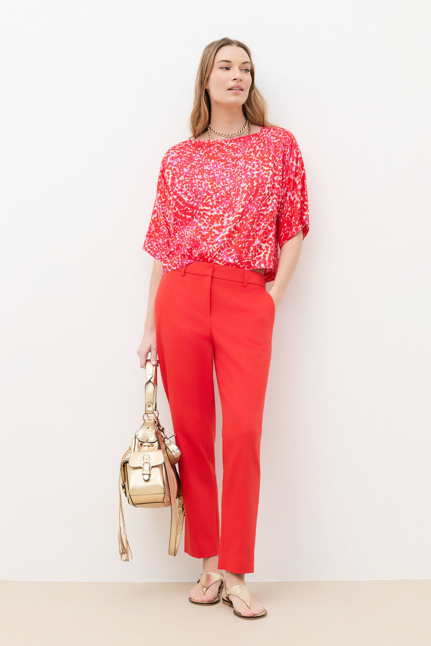 Pantal&oacute;n psidiko2 rojo mujer