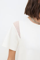 T-shirt Touline ecru woman