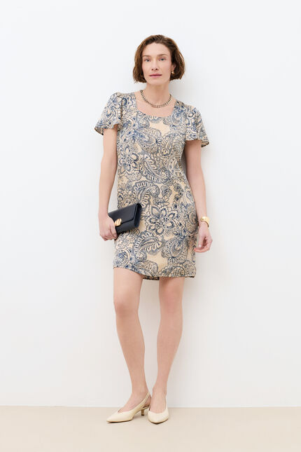 Robe Rufina ecru femme