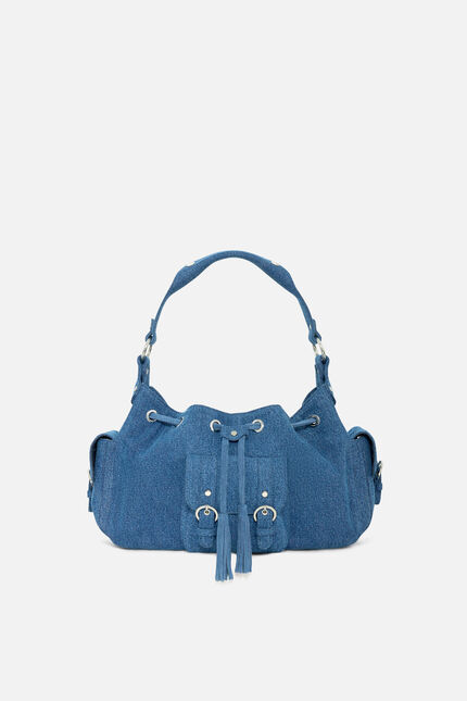 Sac Victoria denim stone femme