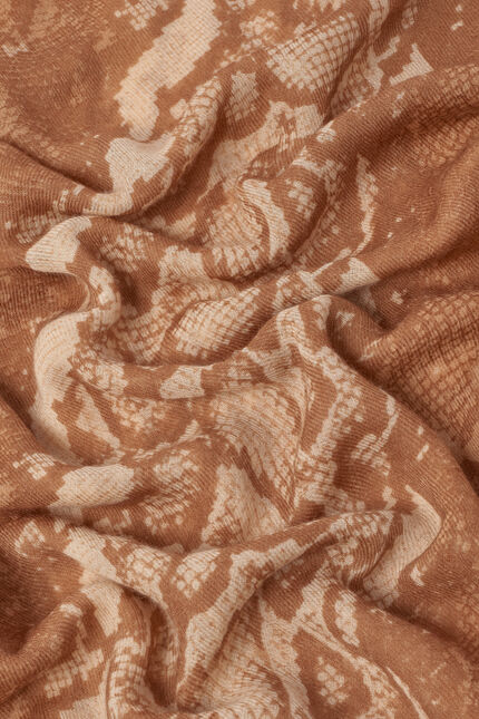Foulard Lepythea camel femme