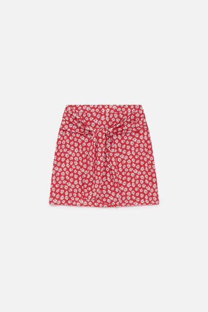 Jupe Jelisa rouge coquelicot femme