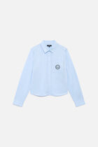 Charlie2 shirt blue-grey woman