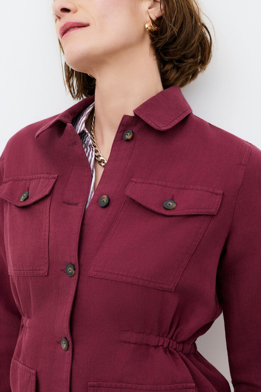 veste grace bordeaux femme