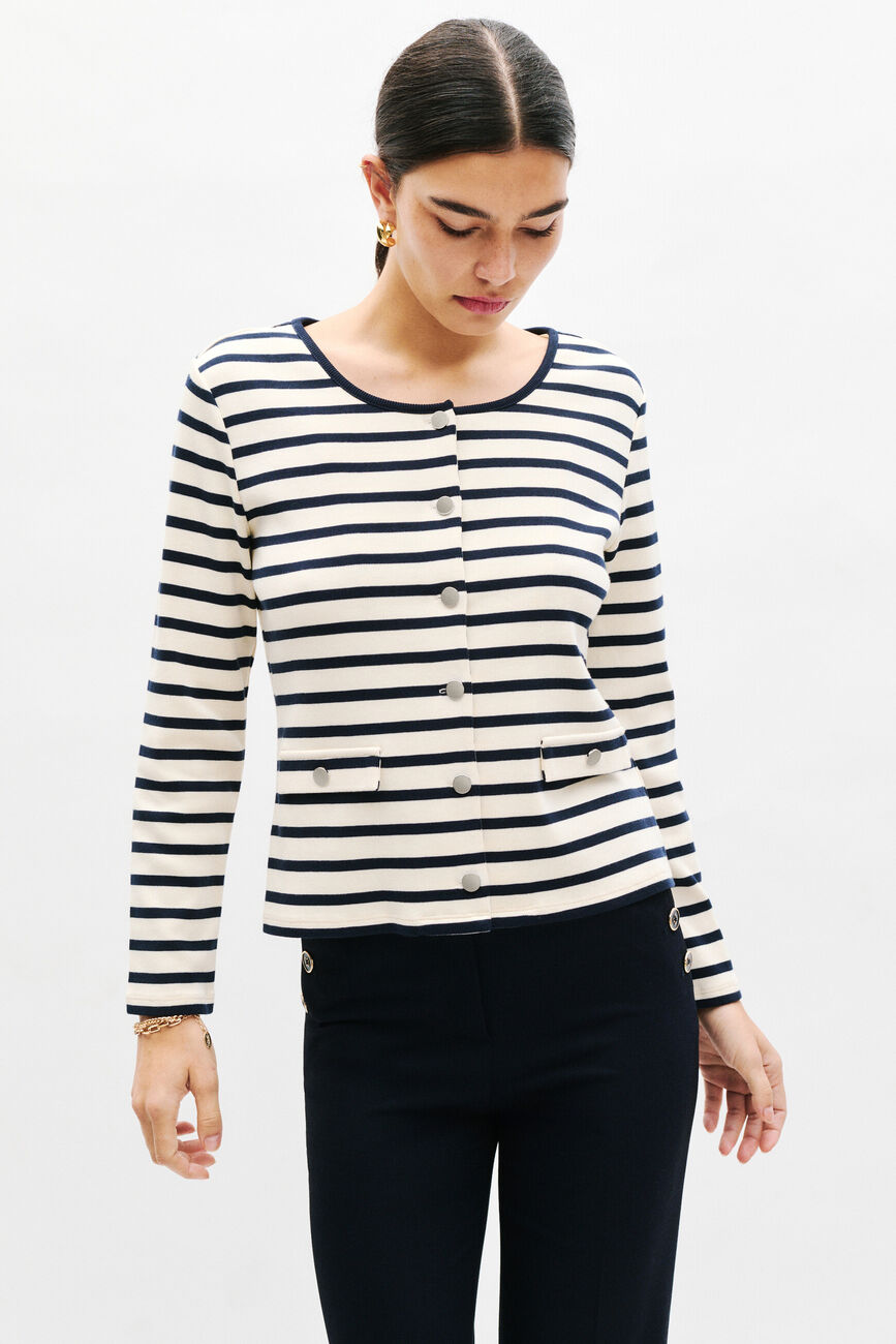 T-shirt Tdario creme femme