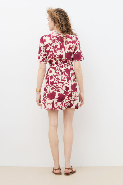 Robe Rare2 bordeaux femme
