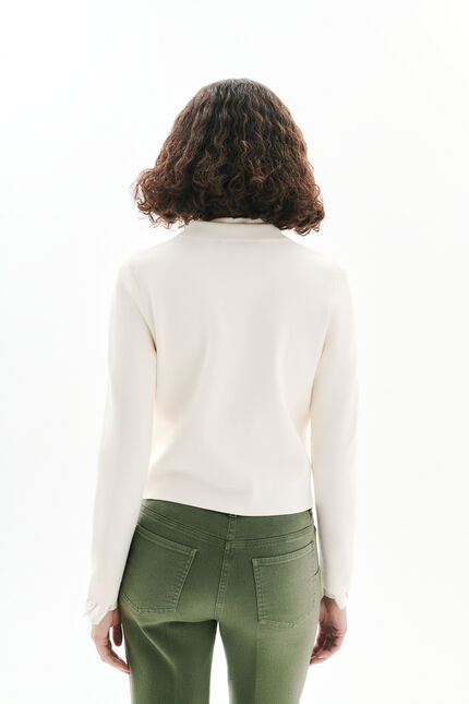 Veste Mflo ecru femme