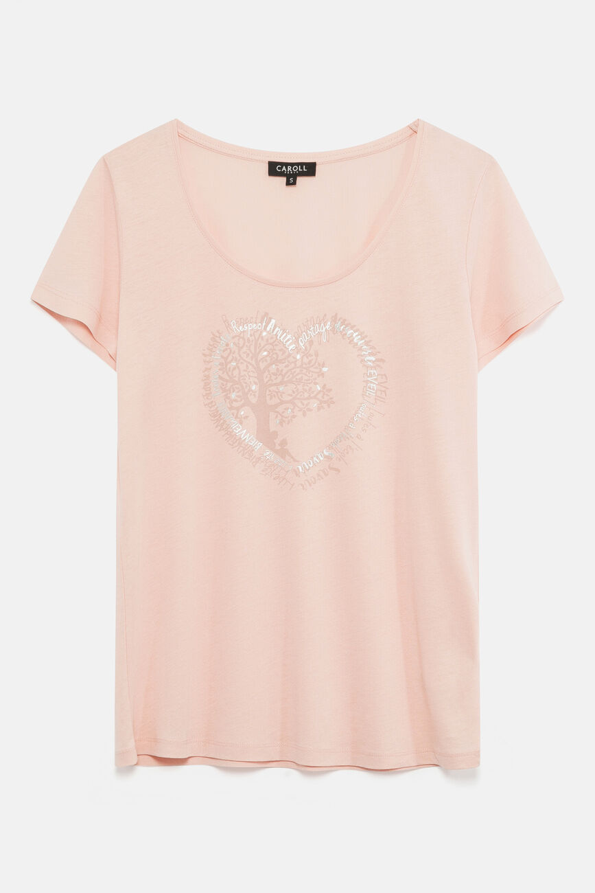 Janice Toutes &agrave; l'&Eacute;cole t-shirt fuchsia pink woman