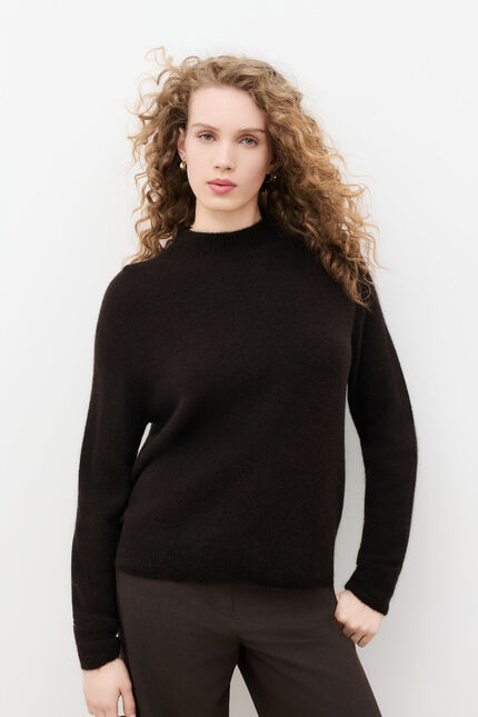 Pull Marianno marron fonc&eacute; femme
