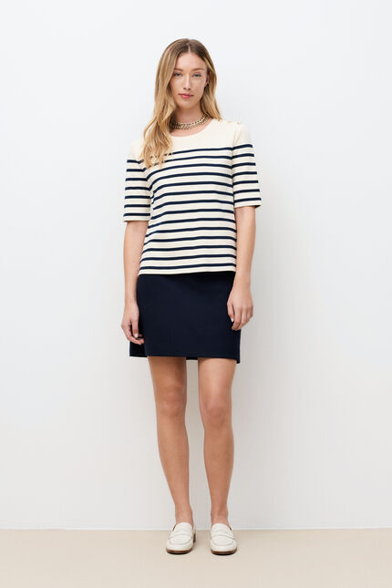 T-shirt Tleiade ecru femme
