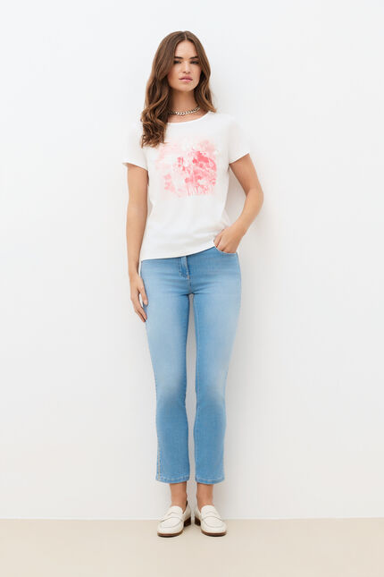 T-shirt Toutes &agrave; l'&eacute;cole Taxime Gypso rose clair femme