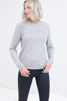 Ines sweatshirt grey woman