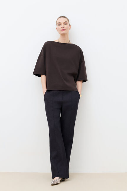 T-shirt Tcosi marron fonc&eacute; femme