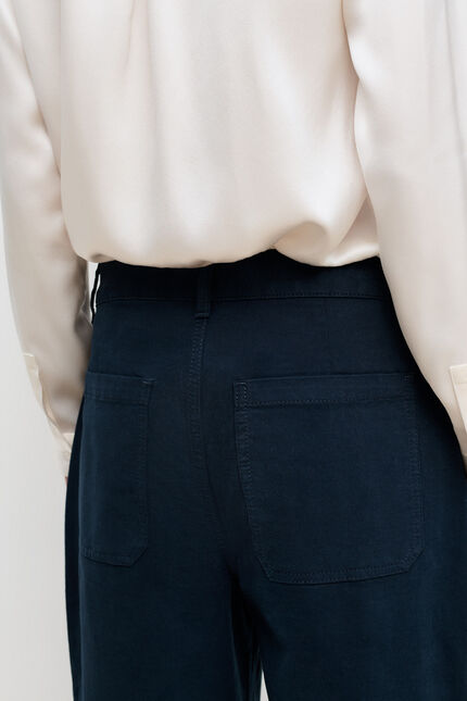 Pantalon Polaire bleu marine femme