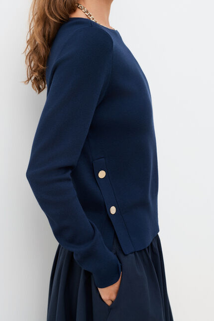 Pull Martino bleu marine femme