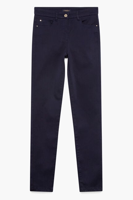 pantalon tony bleu marine femme