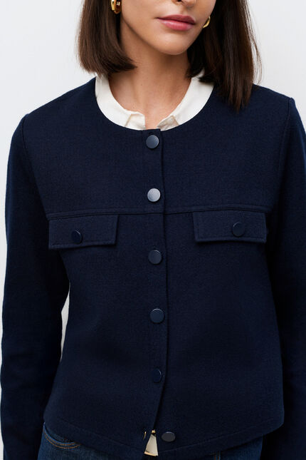 Veste Tzoe bleu marine femme