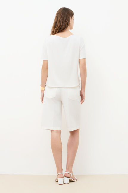 T-shirt trosi ivoire femme