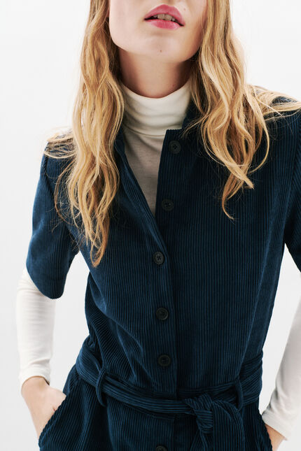 Capucine jumpsuit navy blue woman