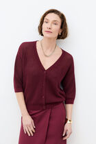 Cardigan Miranda burgundy woman