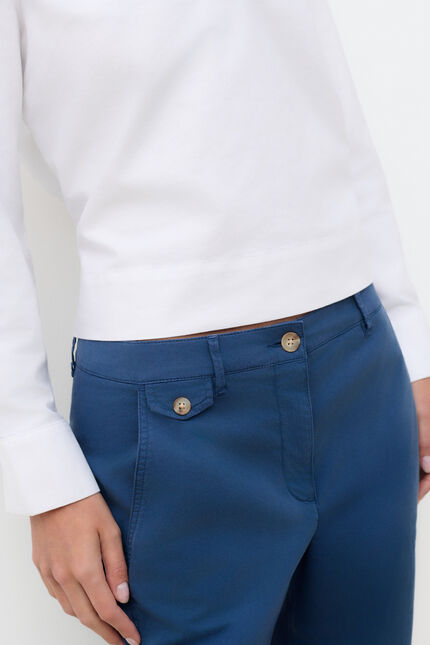 Pantalon Perseo bleu fonc&eacute; femme