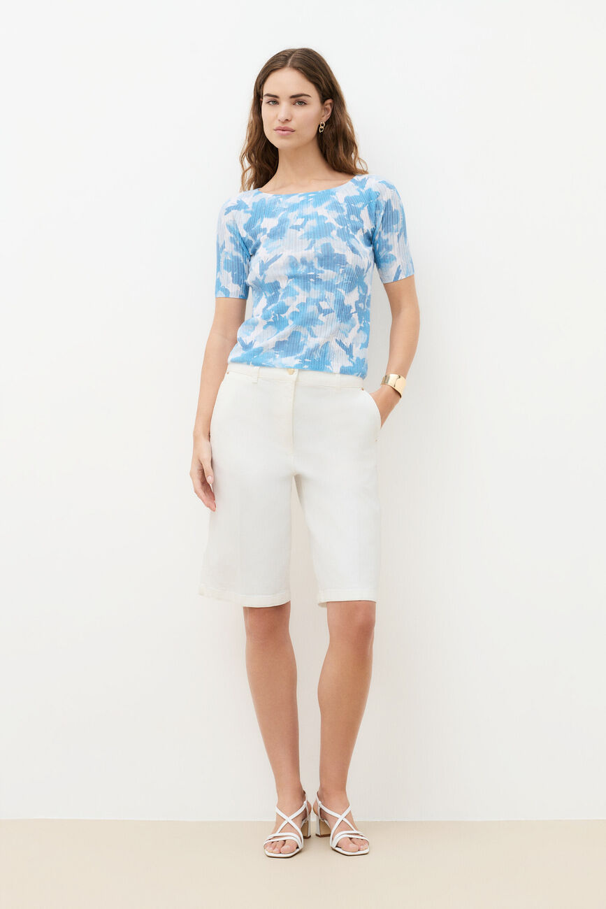 Short Permuda weiss damen