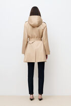 Gardenia coat sand woman
