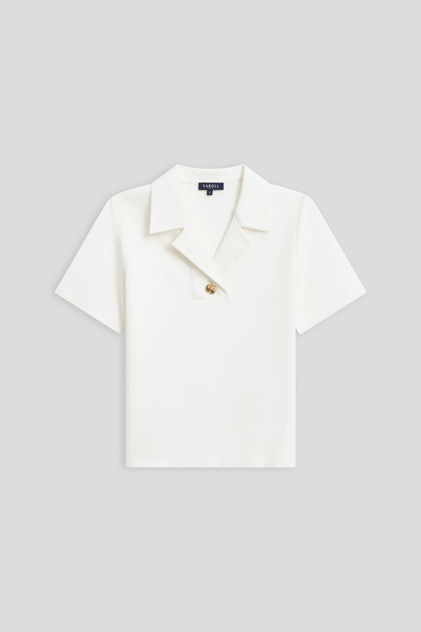 Camiseta Terry1 crema mujer