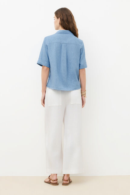 Chemise Carris denim baby bleu femme