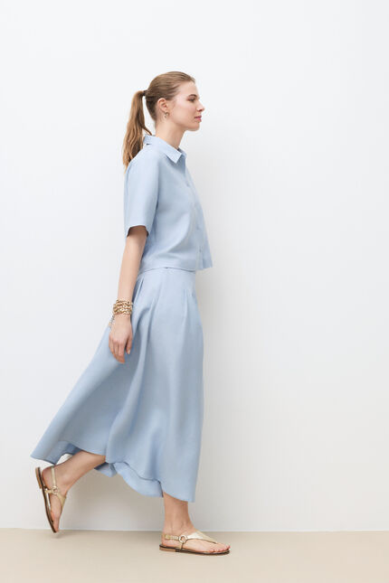 Chemise Corine2 bleu clair femme