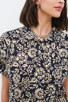 Zelly shirt navy blue woman
