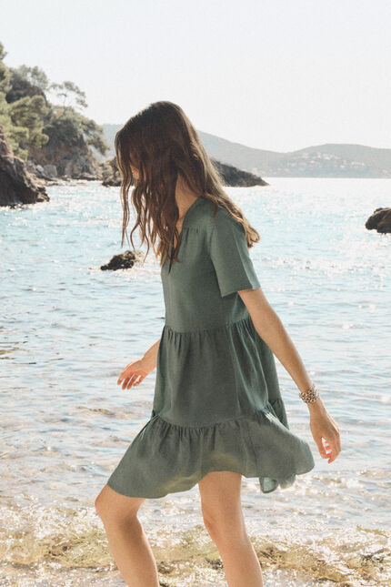 Robe Rpatricia vert femme
