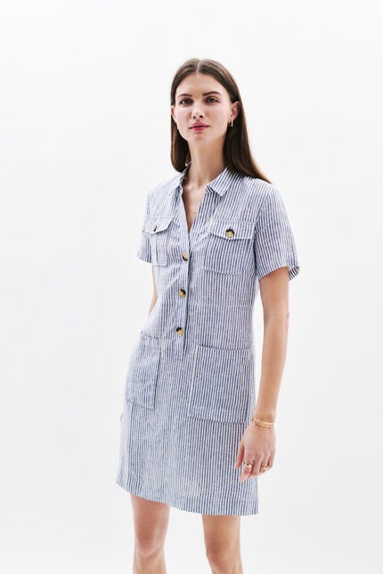Robe laure1 denim stone femme