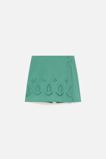 Jupe-short Partenabrode vert femme