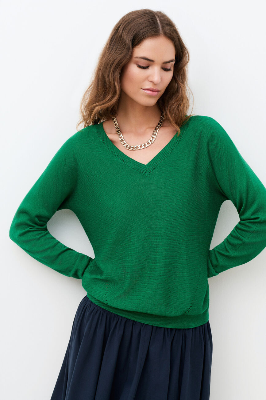Pull Mcallista vert femme