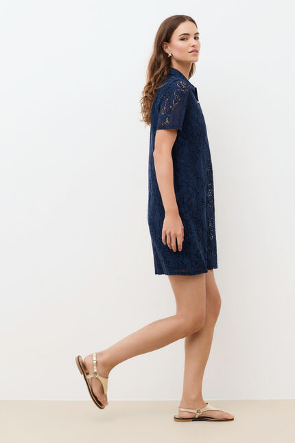Robe Romance bleu marine femme