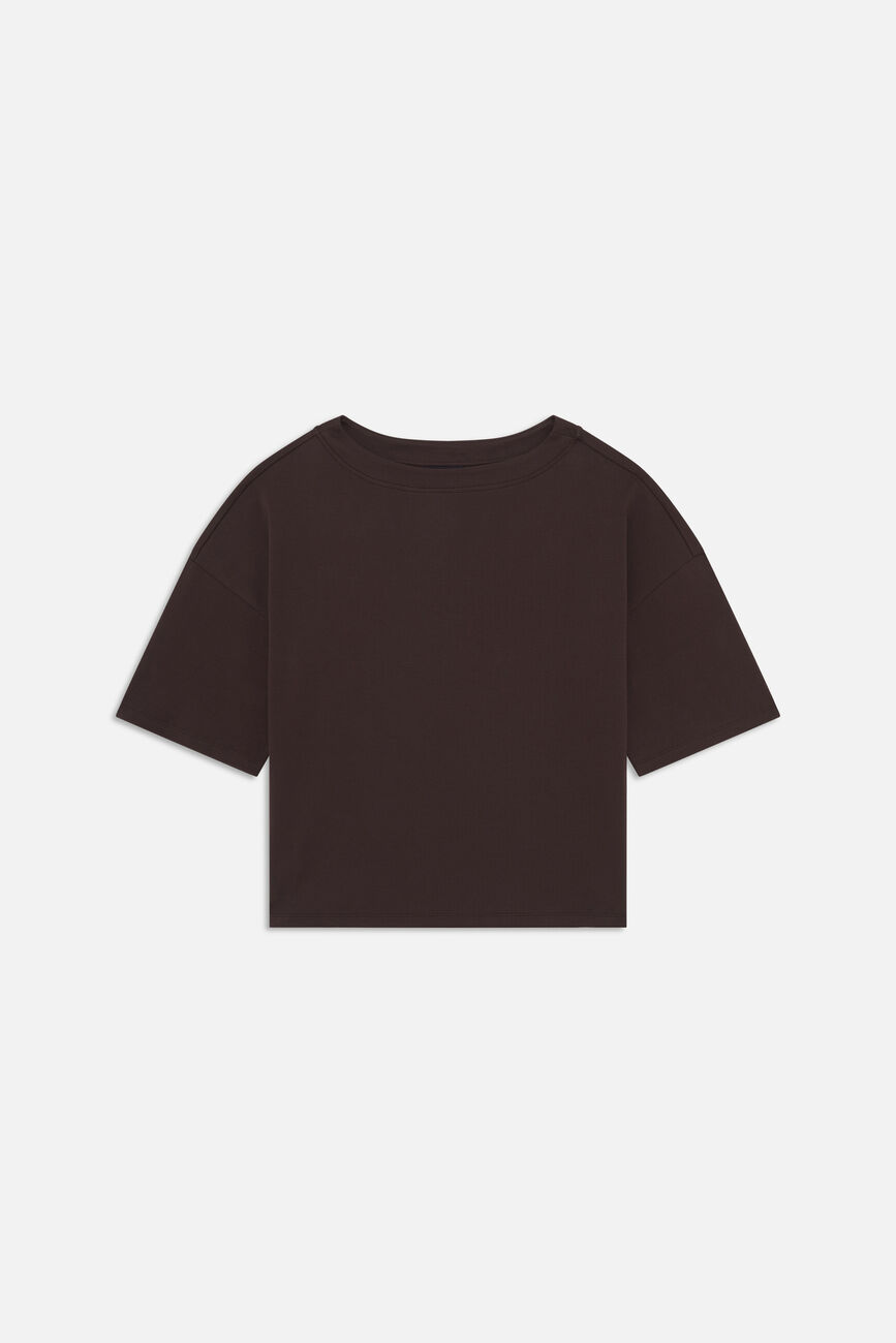 Maglietta Tcosi marron fonc&eacute; donna