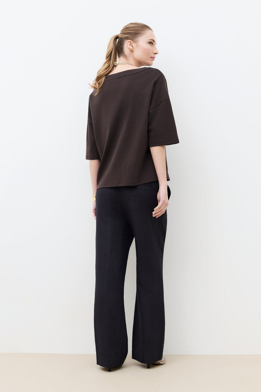 Maglietta Tcosi marron fonc&eacute; donna