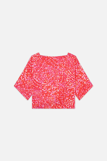 Chemise Cscarf rose fushia femme