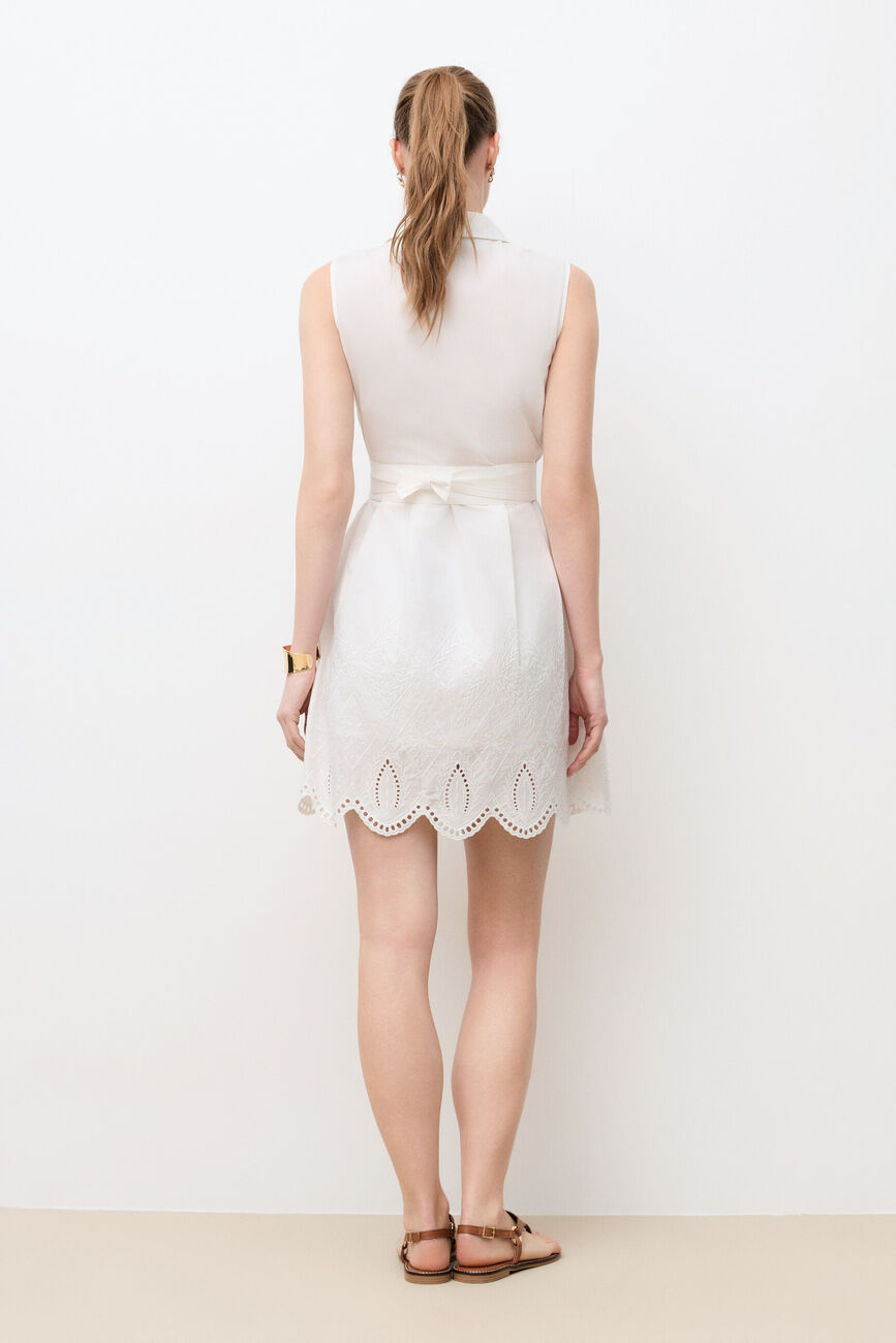 Robe Romia blanc femme